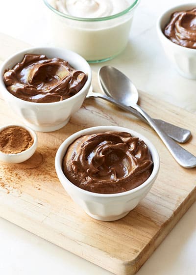 Raw Chocolate Cinnamon Pudding