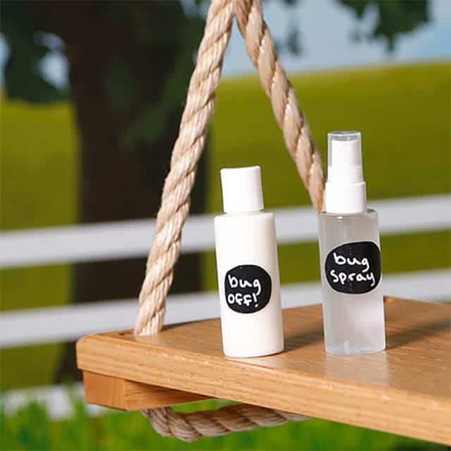 Bug spray bottles