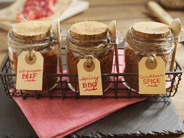 spice rub containers