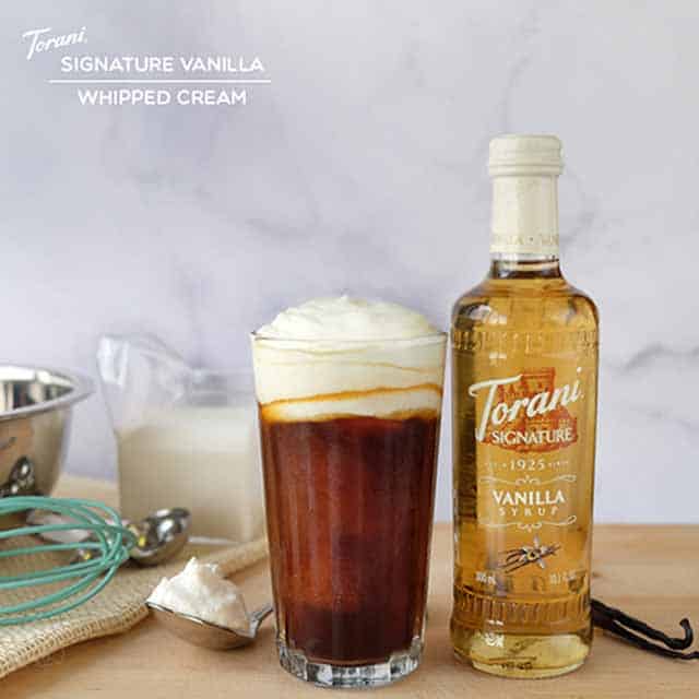 Torani Signature Vanilla Whipped Cream