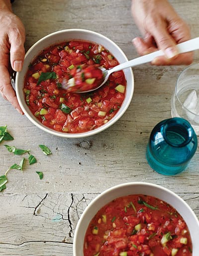 Watermelon salsa in a bowl