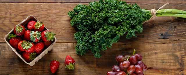 Strawberries and Kale