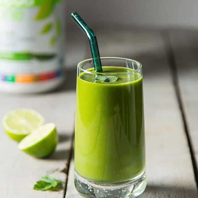 Green Smoothie with Lime
