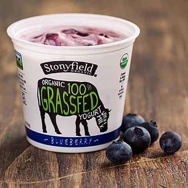 Stonyfield Organic yogurt