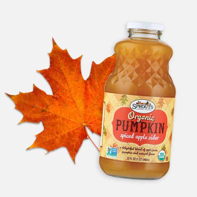 Sprouts Brand Pumpkin Spiced Apple Cider