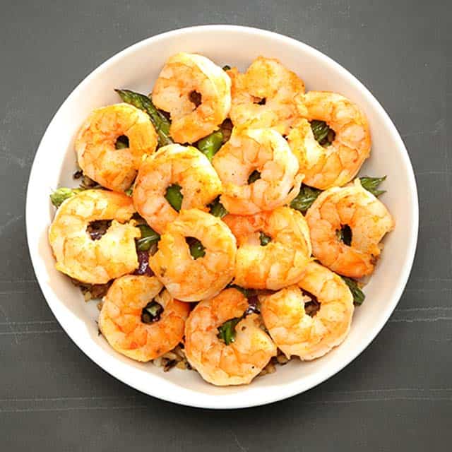 Shrimp superfood bowl
