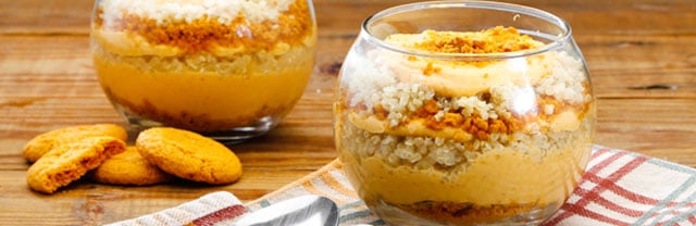 Pumpkin Snap Quinoa Parfait