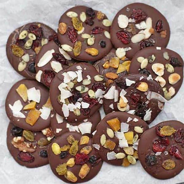 chocolate trail-mix cookies