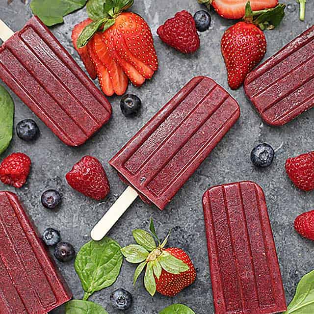 Superfood Verry Berry Popsicles