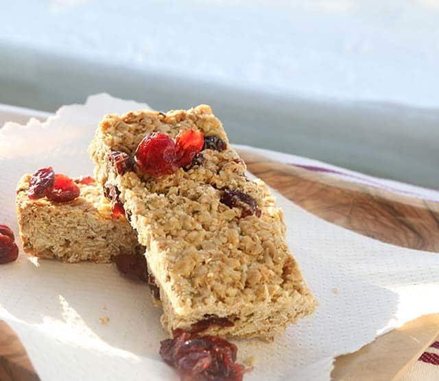 Sweet Cranberry Hemp Bars