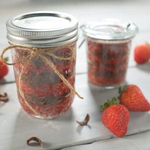 DIY Chocolate Covered Strawberry Sugar Scrub