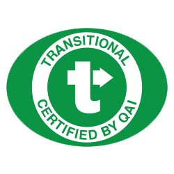 transitional certified by QAI logo
