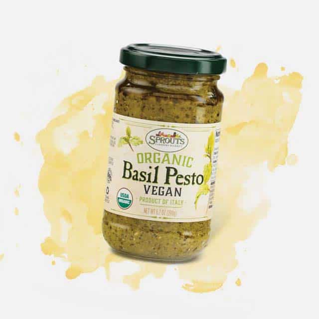 Sprouts Brand Feature - Organic Vegan Basil Pesto
