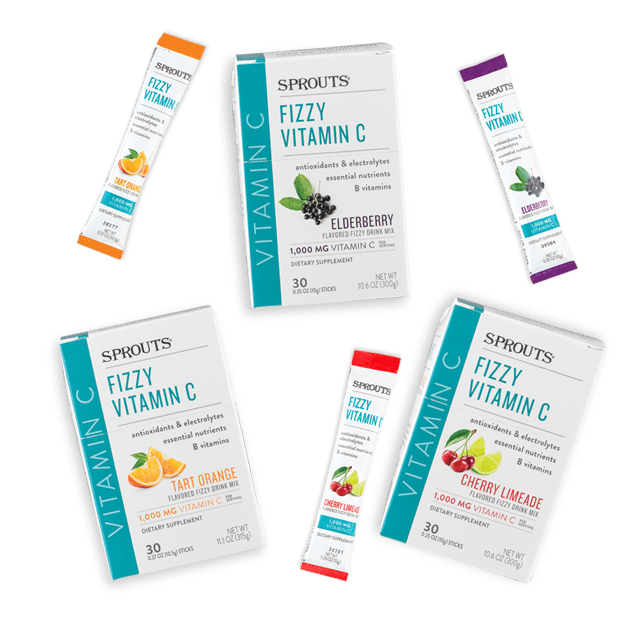 A Variety of Sprouts Fizzy Vitamin Packets A Variety of Sprouts Fizzy Vitamin Packets