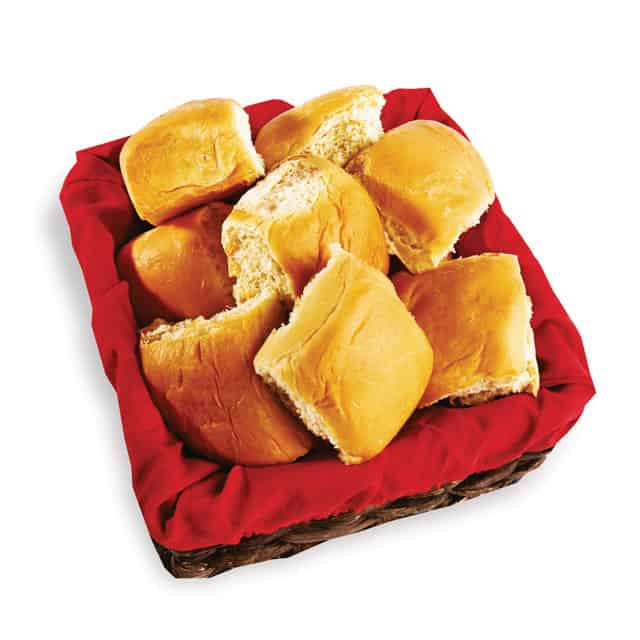 Hawaiian rolls in a basket