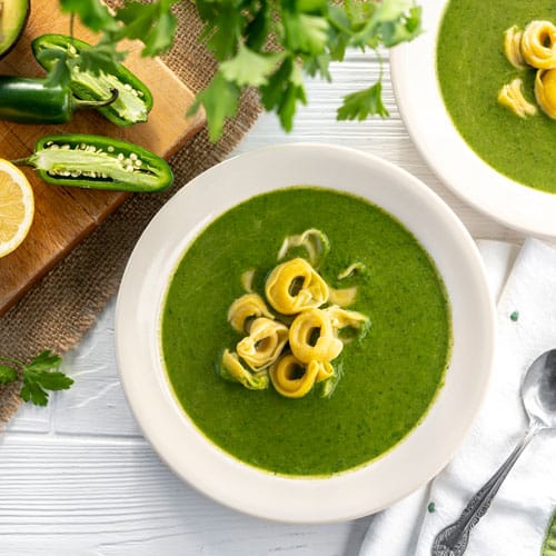Green Goddess Tortellini Soup