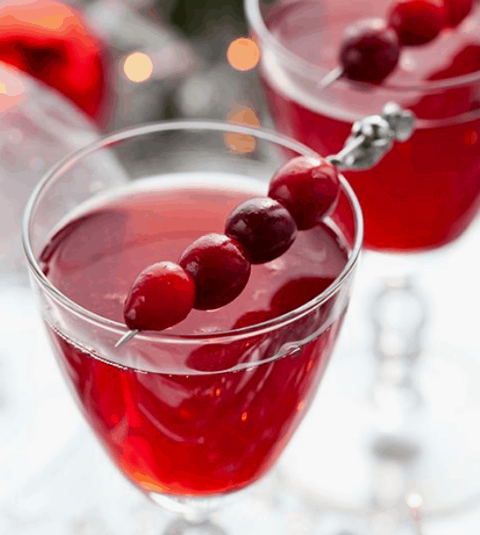 Cranberry Holiday Cocktails