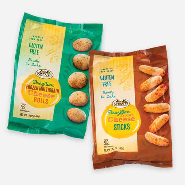 Frozen Brazilian Cheese Rolls and Brazilian Cheese Sticks Frozen Brazilian Cheese Rolls and Brazilian Cheese Sticks