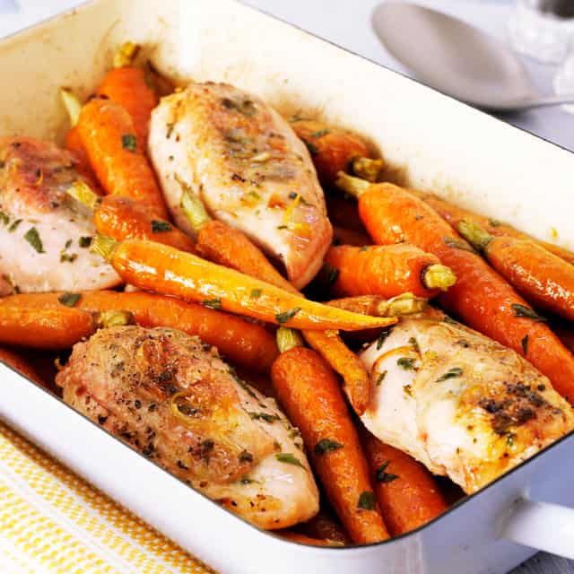 Dinner Chicken with Carrots