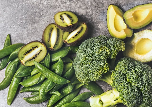 Best non-organic produce, kiwi, avocado, snap peas, broccoli