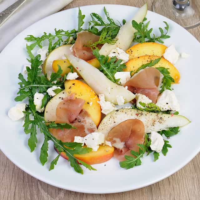 Pear and Pancetta Salad