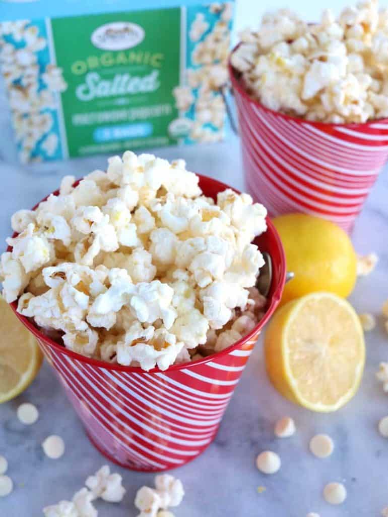 Lemon White Chocolate Popcorn