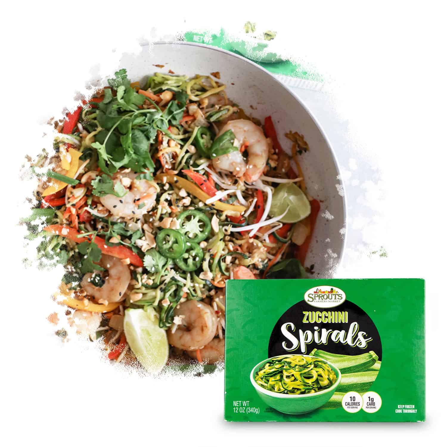 Shrimp Zoodle Pad Thai