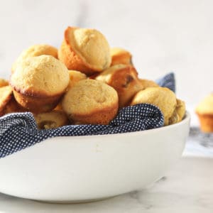 Mini Hatch Chile Cornbread Muffins
