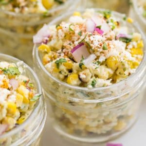 Mason Jar Hatch Chile Esquites