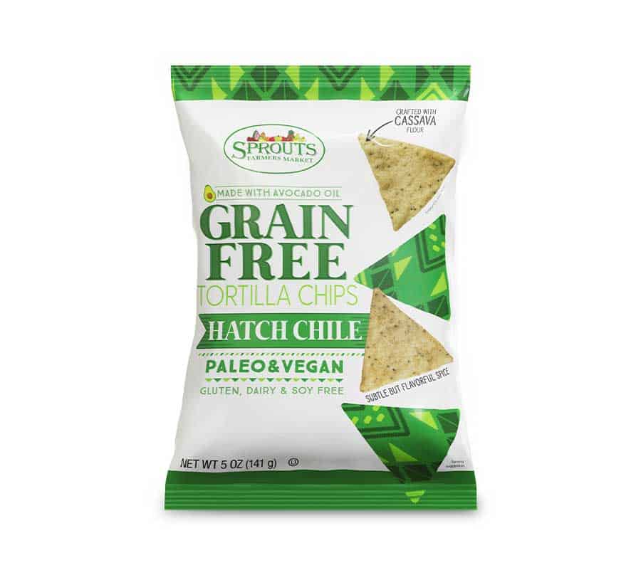 Sprouts Brand Grain-Free Hatch Chile Tortilla Chips
