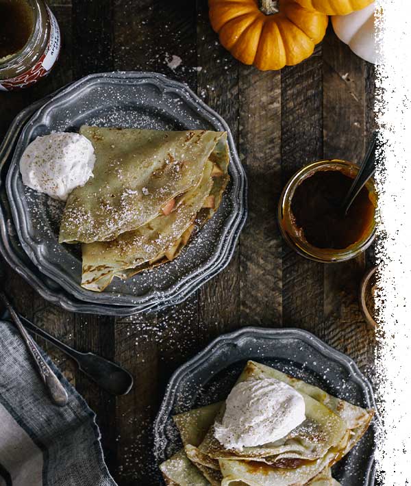 Pumpkin Butter Crepes