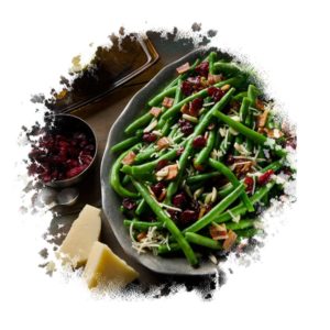 Green Beans with Cranberries & Bacon