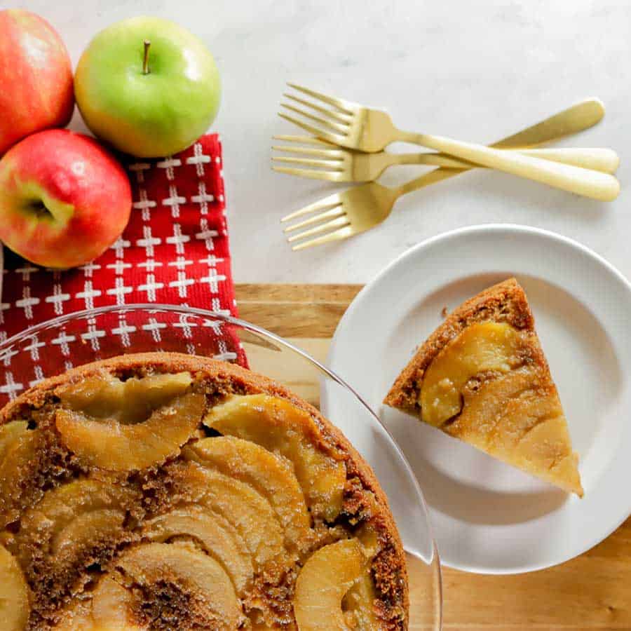 Upside Down Apple Cake