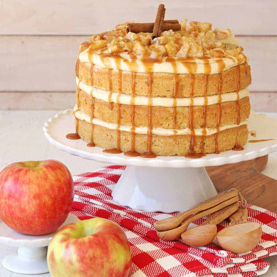 Caramel Apple Cake 