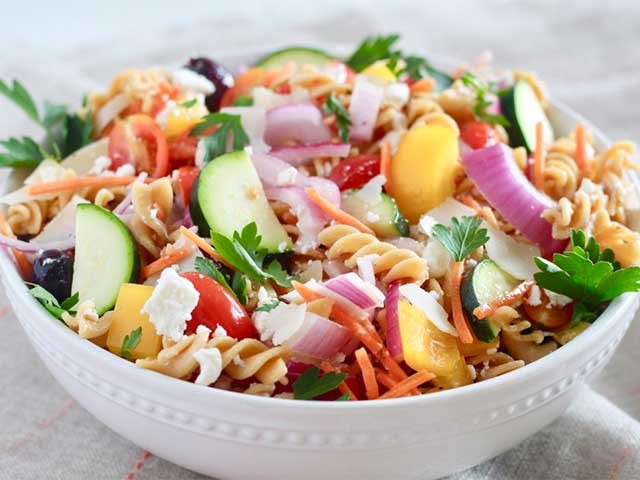 Gluten-Free Veggie Pasta Salad