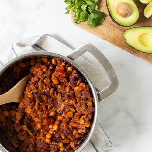 4 bean plant-based chili from Sprouts Farmers Market