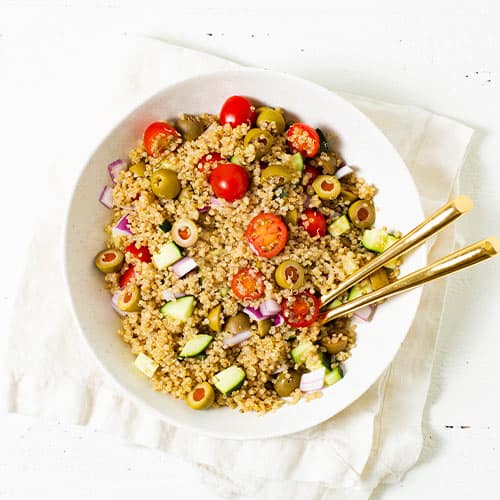 Plant-based quinoa salad from Sprouts Farmers Market