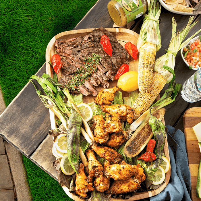 Grilling Table Spread