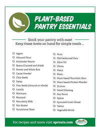 Plant-Based Shopping List