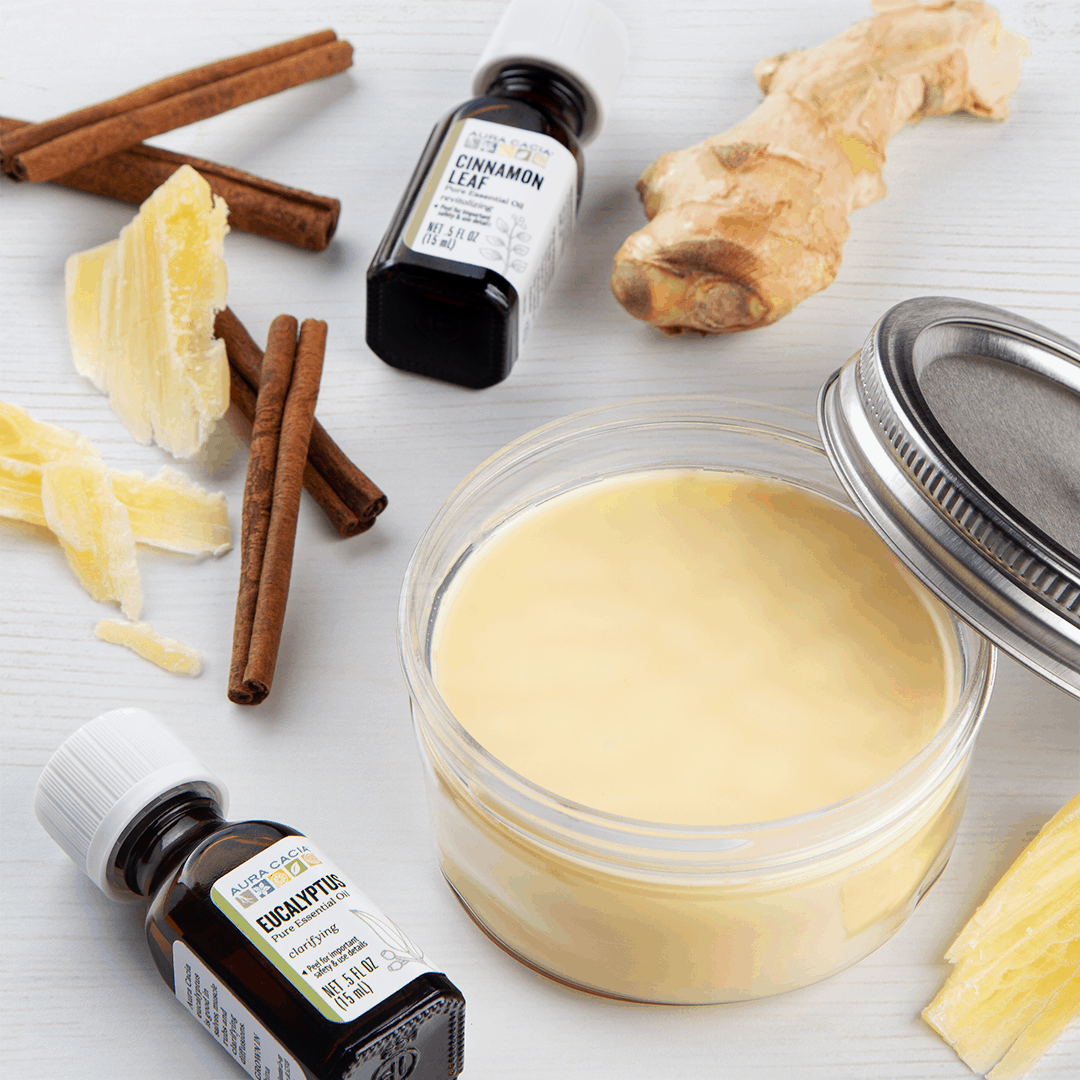 Homemade sore muscle balm