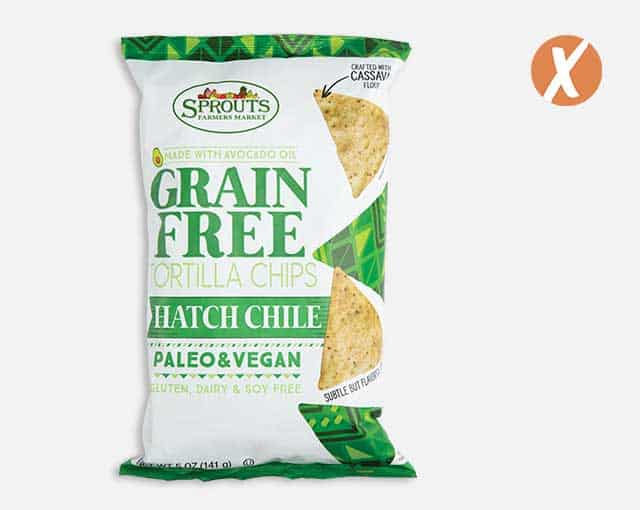 Hatch Chile Grain-free Tortilla Chips