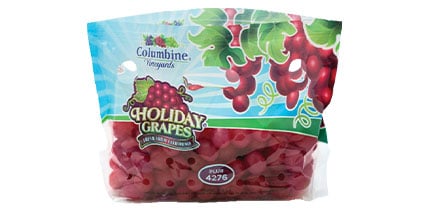 Holiday grapes