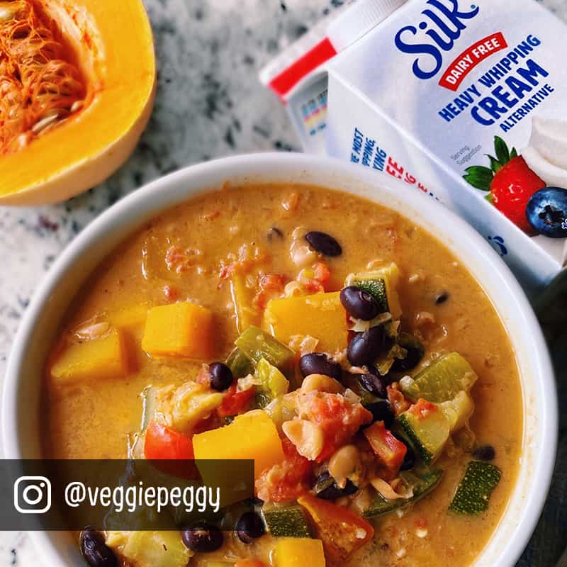 Butternut Squash Harvest Soup in a Bowl