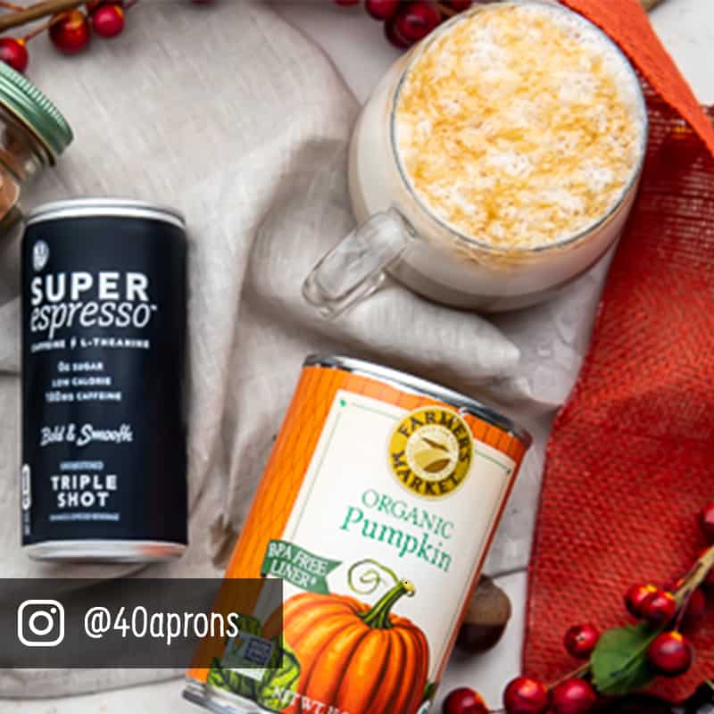 Organic pumpkin spice latte ingredients