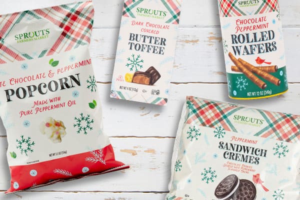 Holiday flavored sprouts brand products