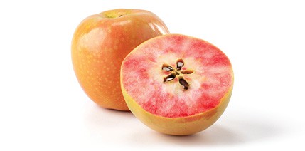 Organic apple: fruity-fresh pleasant aroma