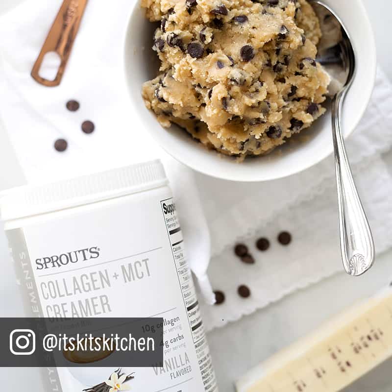 Sprouts MCT collagen creamer cookie dough