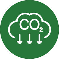 Lower greenhouse gas emissions