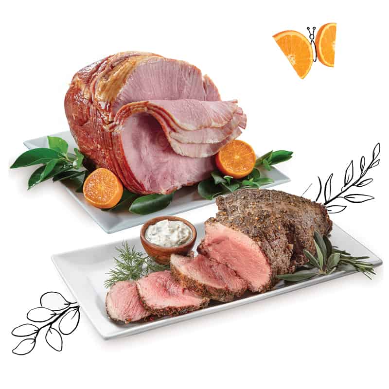 Easter Ham and Leg of Lamb
