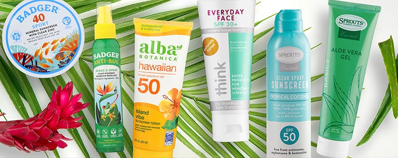 summer skin care items